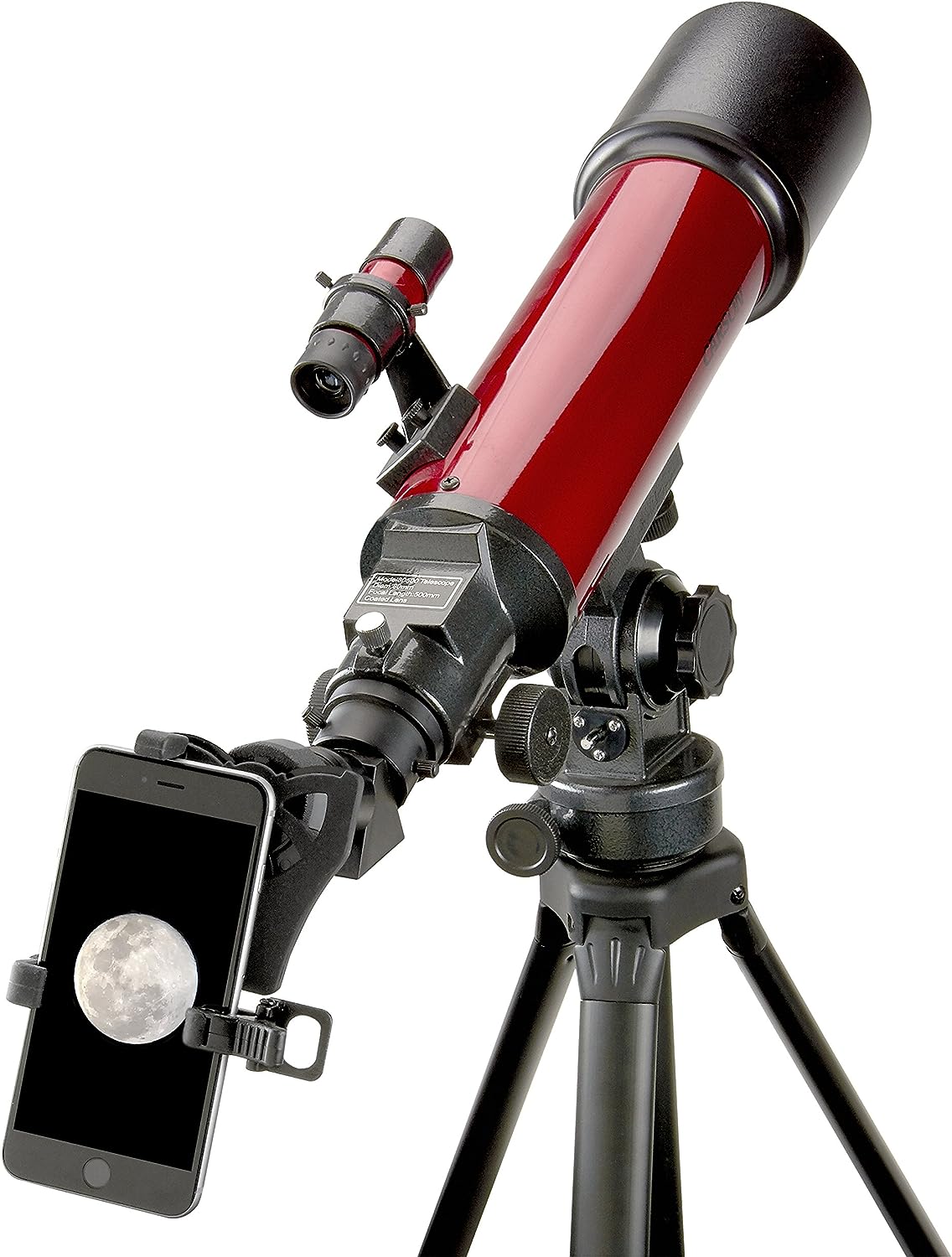 Carson Red Planet Series 25-56x80mm Refractor Telescope with Universal Smartphone Digiscoping Adapter (RP-200SP),Medium