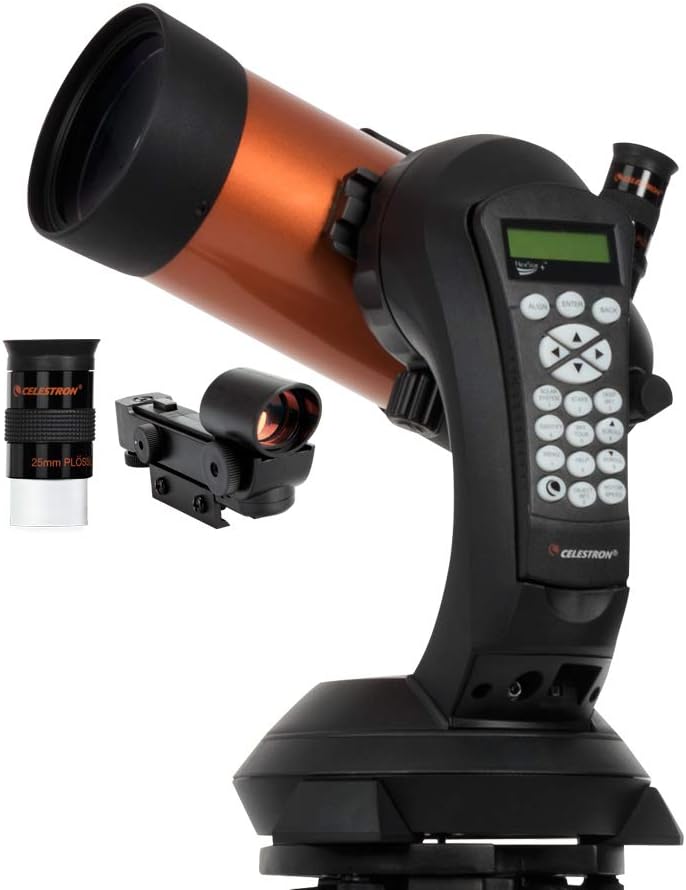 Celestron - NexStar 4SE Telescope - Computerized Telescope for Beginners and Advanced Users  PowerTank Lithium LT Telescope Battery – Rechargeable Portable 12V Power Supply