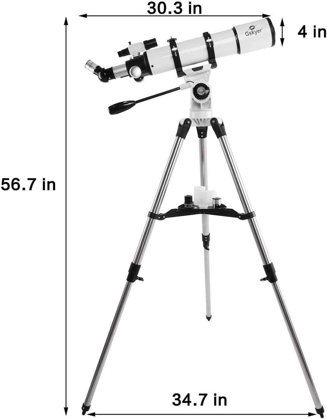 Gskyer Telescope 600x90mm AZ Astronomical Refractor Telescope for Kids, Adults Astronomy, German Technology Scope