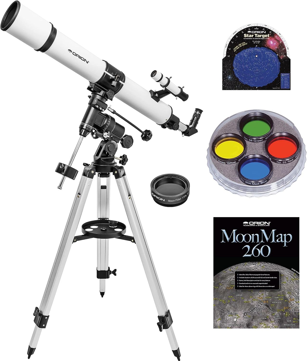 Orion Observer 90mm Equatorial Refractor Telescope Kit