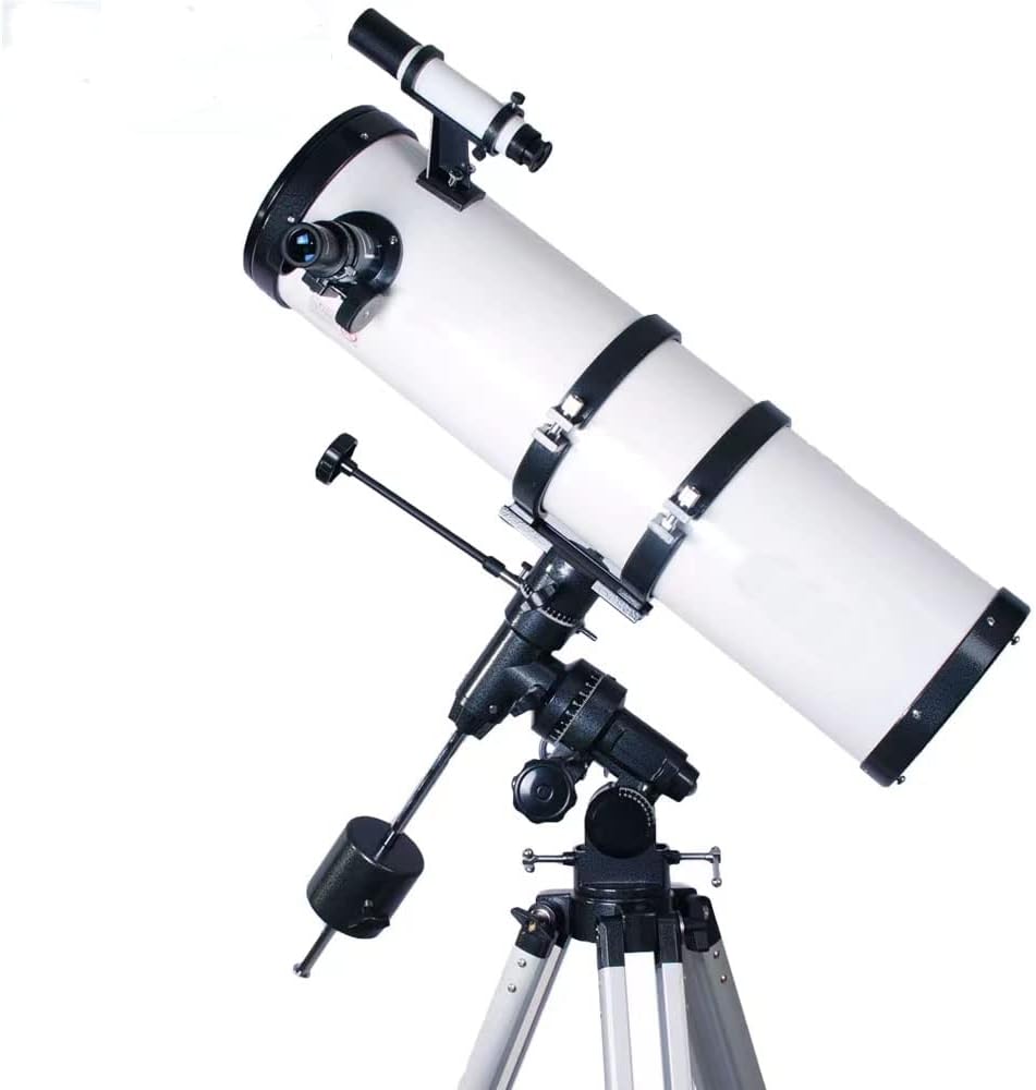 Skyoptikst 1400x 150 mm Reflector Newtionan Astronomical Telescope High Power Equatorial Mount Star Planet Moon Saturn Jupiter