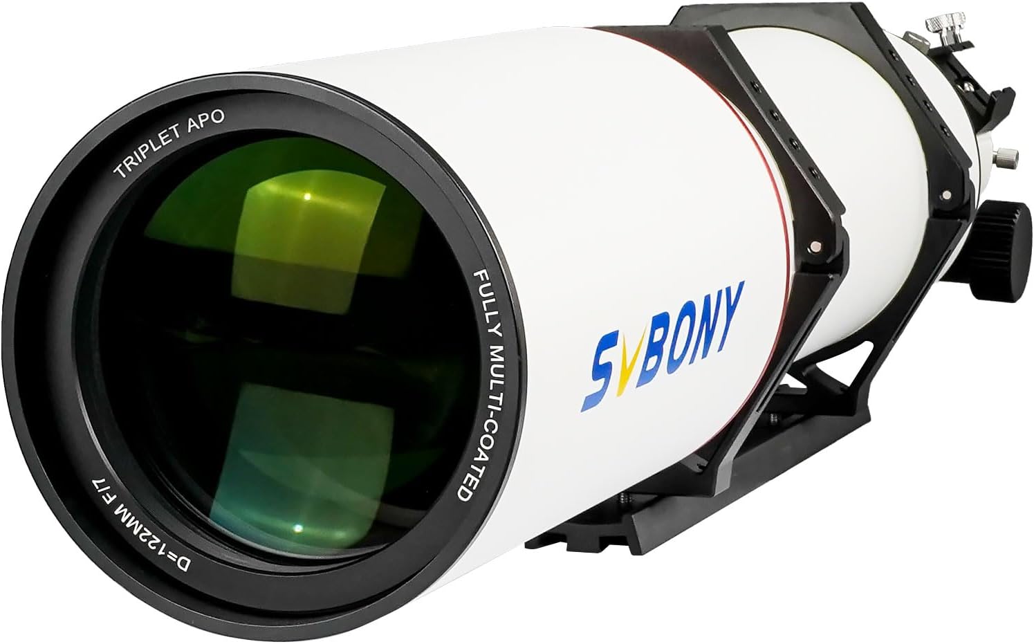 SVBONY SV550 APO Telescope, 122mm F7 Triplet Apochromatic Refractor Telescope, Telescope for Adults with 300mm Versatile V-Style Dovetail for Astrophotography and Visual with Bag