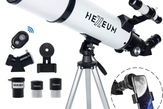 Telescope 80mm Aperture 600mm - Astronomical Portable Refracting Telescope Review