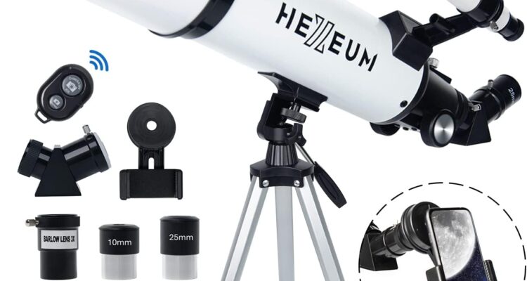 Telescope 80mm Aperture 600mm - Astronomical Portable Refracting Telescope Review