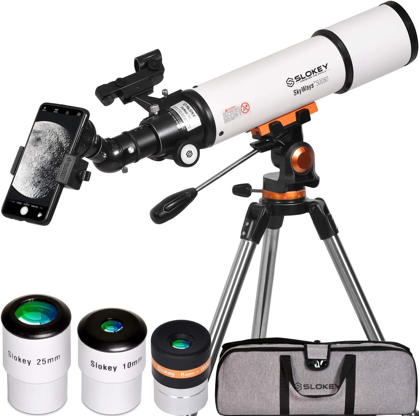 Telescope for Astronomy for Adult Beginners - Professional, Portable and Powerful 20x-250x - Easy to Mount and Use - Astronomical Telescope for Moon, Planets and Stargazing